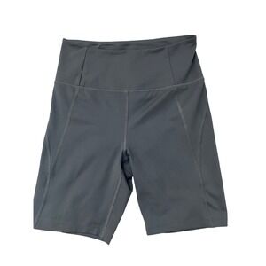 Girlfriend Collective High Rise Bike Shorts Activewear Athletic Gray‎